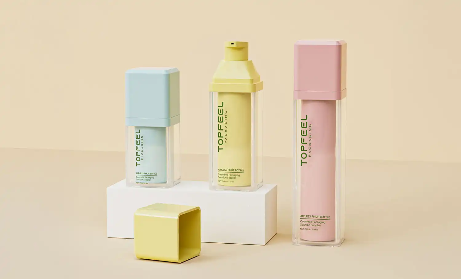 Elevate Your Brand with Luxury Square Airless Bottle Packaging